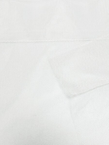 Sinsay - Мрежести пердета с тунел за корниз 2 pack - бял
