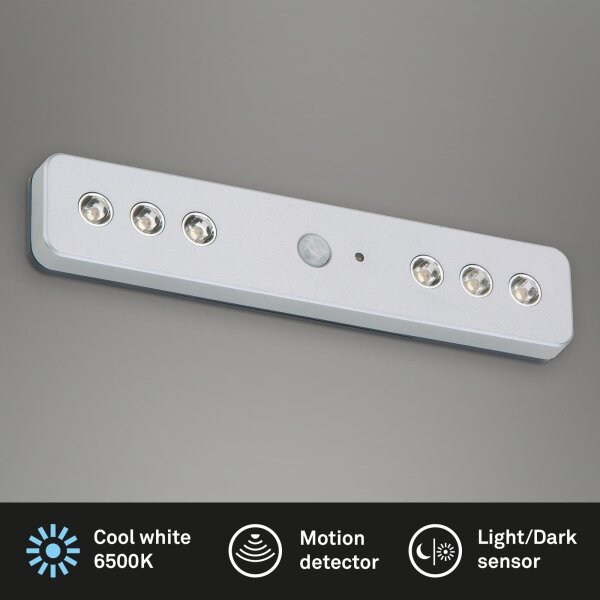 Briloner - LED Лампа за ориентация с сензор LERO LED/0,48W/6xAAA