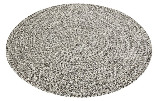 Сив/бежов кръгъл външен килим ø 150 cm - NORTHRUGS