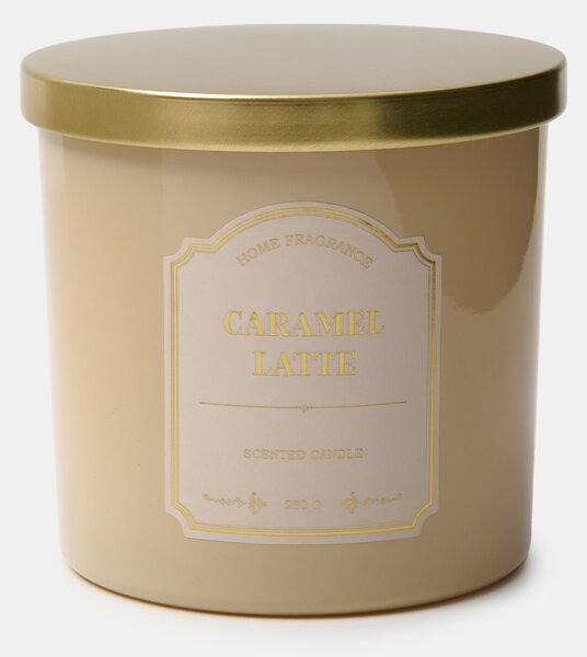 Sinsay - Ароматна свещ Carmel Latte - телесен цвят