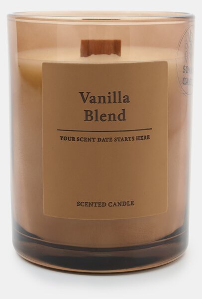 Sinsay - Ароматна свещ с добавен соев восък Vanilla Blend - бежово