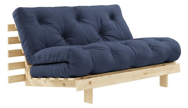 Син разтегателен диван 140 cm Roots - Karup Design