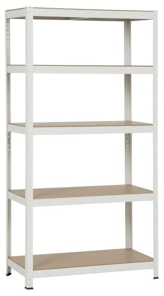Метален стелаж Carmen CR-1016 - 180х90х45 см, до 250 кг на рафт