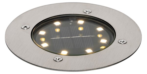Модерен градински прожектор стомана с LED IP65 соларен - Terry