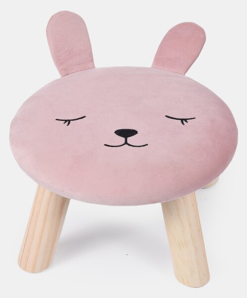 Sinsay - Стол с мотив на заек - пастелнорозово