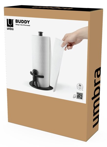 Стоманена поставка за кухненски кърпи ø 19 cm Buddy - Umbra