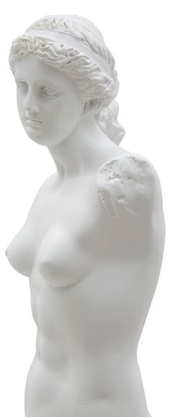 Бяла декоративна фигурка Statua Woman - Mauro Ferretti