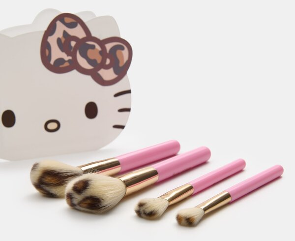 Sinsay - Комплект четки за грим с органайзер Hello Kitty - многоцветен