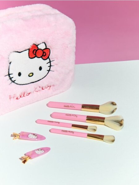 Sinsay - Комплект четки за грим с органайзер Hello Kitty - многоцветен