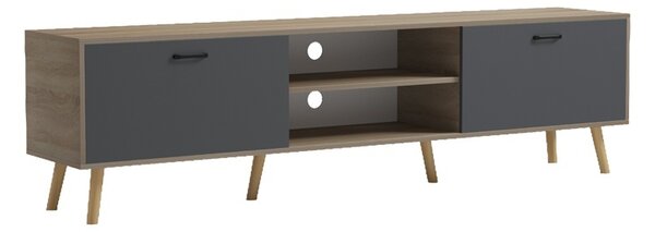 ТВ шкаф, Gorna, Pako, антрацит 180x35x48,6 см