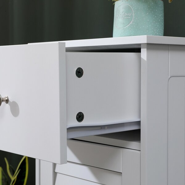 Шкаф, Chesy, Pako, бял, 32x30x87 см