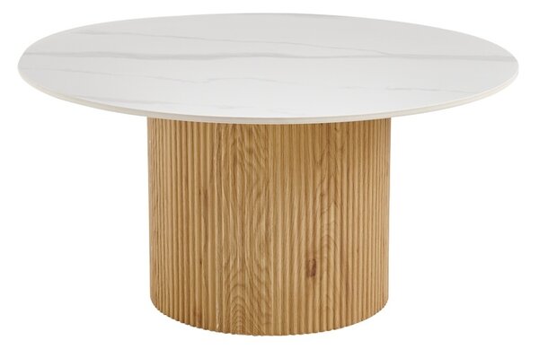 Masuta de cafea, Sikulu, Pako, Alb 80x80x40 cm