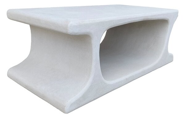 Masuta de cafea, Nafel, Pako, Alb 120x60x45 cm