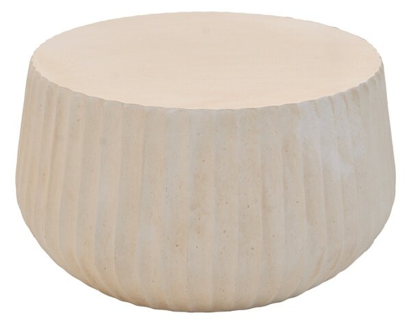 Masuta de cafea, Rongo, Pako, Crem 80x80x41 cm