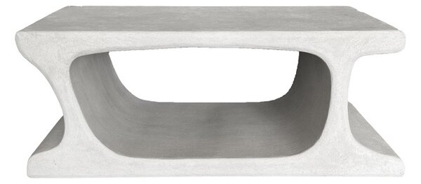 Masuta de cafea, Nafel, Pako, Alb 120x60x45 cm