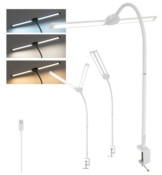 Brilagi - Димируема LED настолна лампа USB VARIO LED/14W/5V 3000-6000K бяла