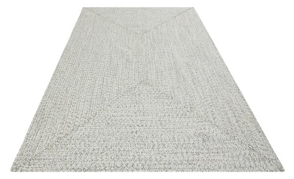 Бял/бежов външен килим 170x120 cm - NORTHRUGS