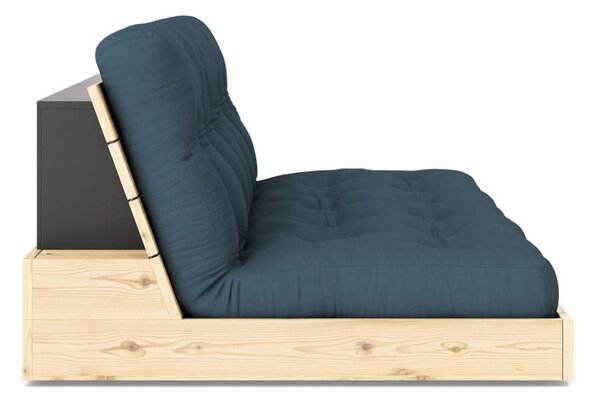 Разтегателен диван в петролен цвят 196 cm Base – Karup Design