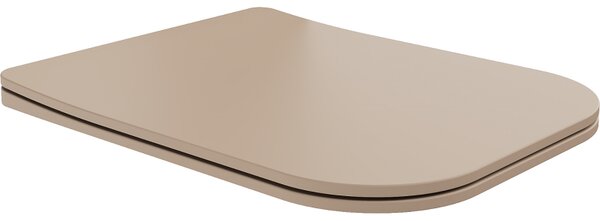 Mexen Teo седалка с бавно падане slim, дуропласт, капучино мат - 39840064