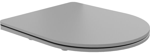 Mexen дъска с плавно падане Slim, дуропласт, светло сив мат - 39740061