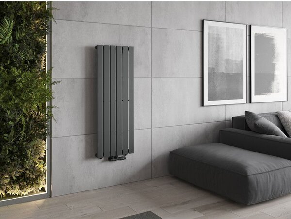 Mexen Boston декоративен радиатор 1200 x 452 mm, 611 W, антрацит - W213-1200-452-00-66