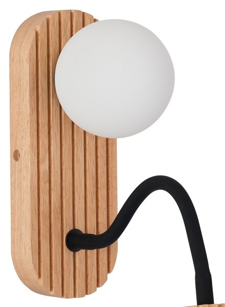 Brilagi - Настенна лампа MODERN WOOD 1xG9/5W/230V + 1xGU10/8W дърво