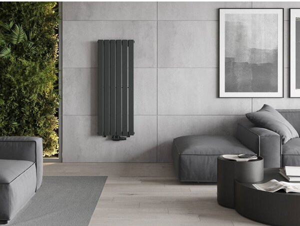 Mexen Boston декоративен радиатор 1200 x 452 mm, 611 W, антрацит - W213-1200-452-00-66