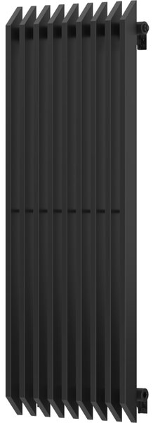 Mexen Aurora декоративен радиатор 1200 x 450 mm, 917 W, черен - W212-1200-450-00-70