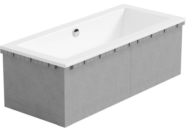 Mexen X-ST стиропорен корпус за правоъгълна вана 120-150 x 70-90 см, бял - 55020-00