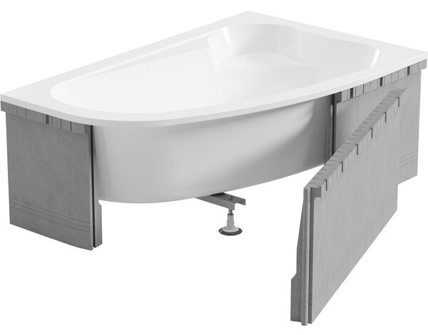 Mexen X-ST стиропорна обшивка за ъглова вана 240 см, бяла - 55022-00