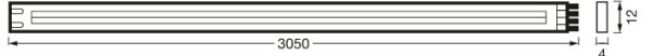 Osram - LED външна лента FLEX COB 3m LED/15W/230V IP44
