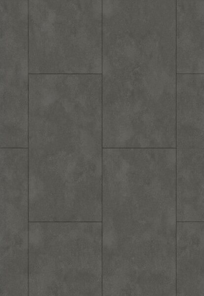 Mexen Steel Black винилови панели 610 x 305 mm SPC 6,5 mm, подложка IXPE 1,5 mm, 4 V-фуга, Камък