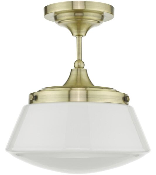 Där Lighting CAD0175 -Плафонен полилей за баня CADEN 1xE27/60W/230V IP44 месинг
