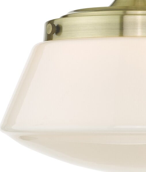 Där Lighting CAD0175 -Плафонен полилей за баня CADEN 1xE27/60W/230V IP44 месинг