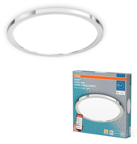 Osram - Димируемо таванно осветително тяло за баня SMART+ DISC LED/18W/230V IP44 Wi-Fi