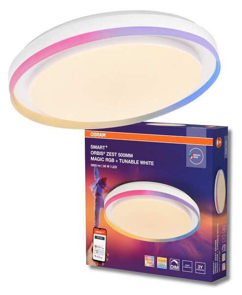 Osram - LED RGBW димируемо таванно осветително тяло SMART+ MAGIC LED/38W/230V Wi-Fi
