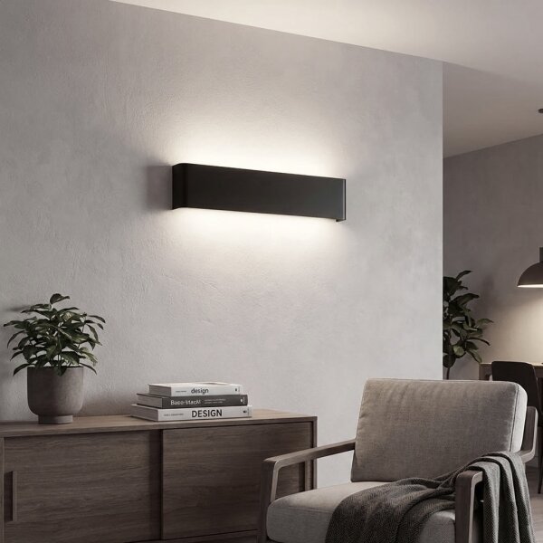 Ideal Lux - LED аплик DELTA LED/14W/230V 4000K 41 см CRI 90 черен