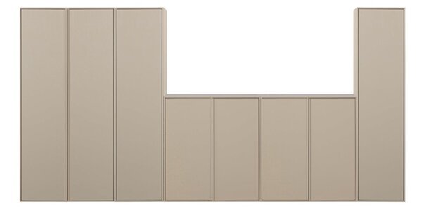 Кремав модулен гардероб от борова дървесина 400x200 cm Daily – vtwonen