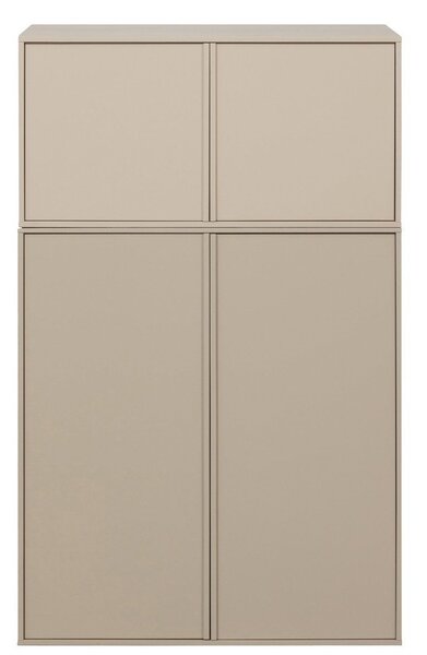 Кремав модулен гардероб от борова дървесина 100x150 cm Daily – vtwonen