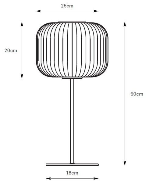 Markslöjd 109007 - Настолна лампа SOBER 1xE27/40W/230V бяла/матов хром