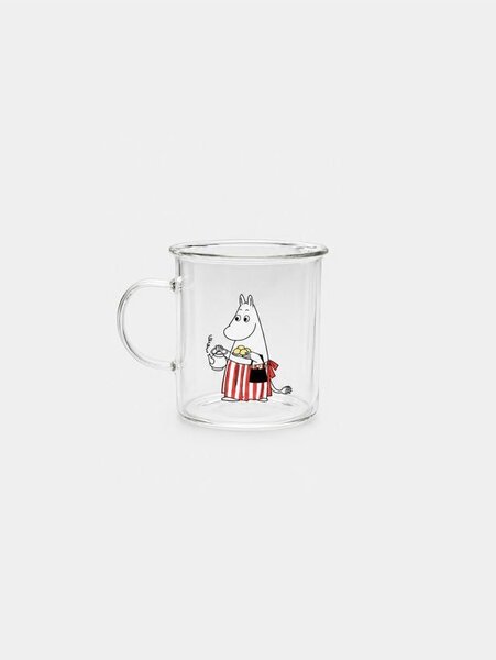 Sinsay - Стъклена чаша с дръжка The Moomins - многоцветен