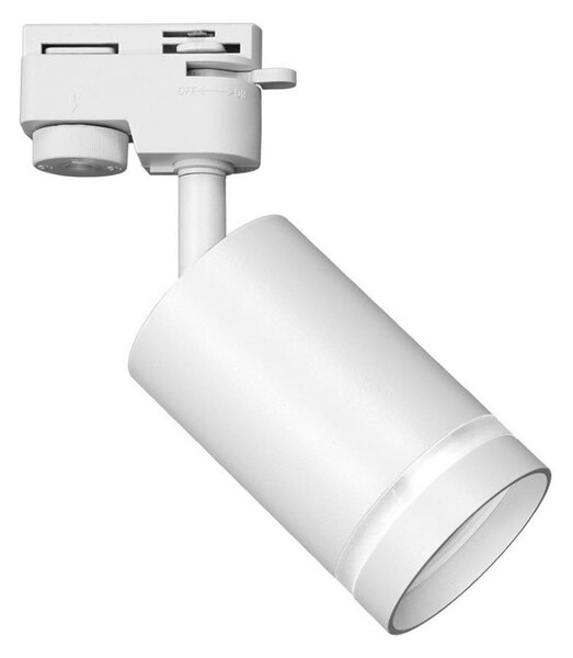 Спот за релсова система PIPE 1xGU10/25W/230V бял