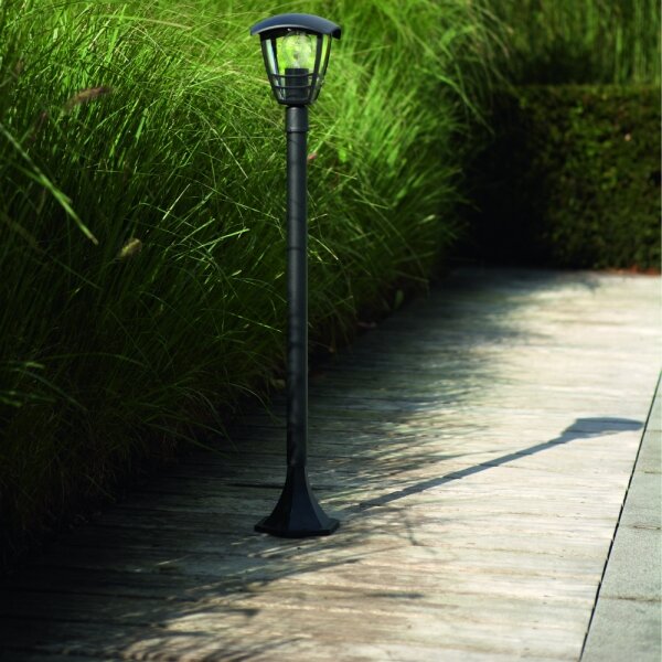 Philips 15383/30/16 - Екстериорна лампа MYGARDEN CREEK 1xE27/60W/230V черна IP44