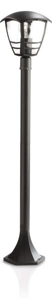 Philips 15383/30/16 - Екстериорна лампа MYGARDEN CREEK 1xE27/60W/230V черна IP44