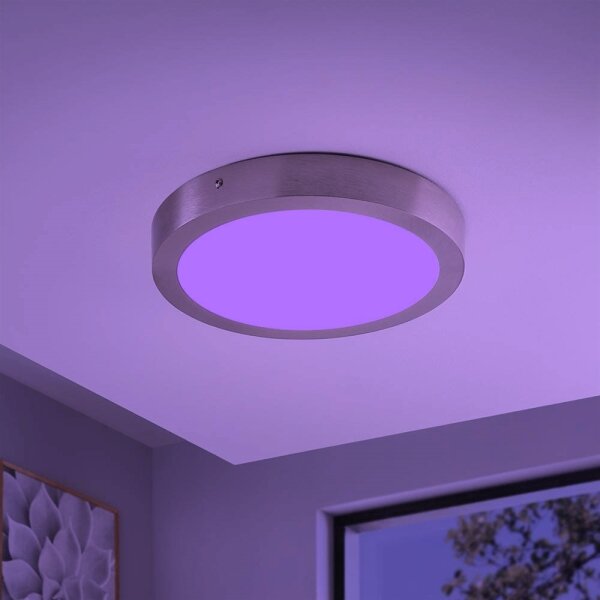 Eglo 96678 - LED RGBW димируемо таванно осветително тяло FUEVA-C LED/21W/230V BT