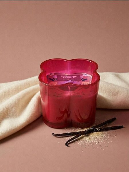 Sinsay - Ароматизирана свещ Cashmere Vanilla - роза