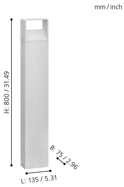 Eglo 98268 - LED Външна лампа DONINNI LED/5W/230V IP44