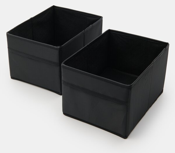 Sinsay - Сгъваеми органайзери за гардероб 2 pack - черeн