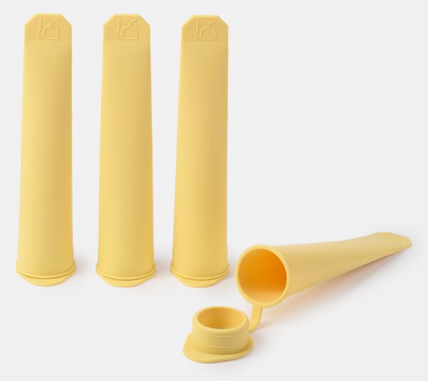 Sinsay - Силиконови форми за сладолед 4 pack - светложълто