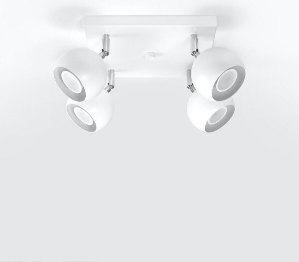 Sollux SL.0440 - Таванен спот OCULARE 4xGU10/10W/230V
